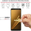 [3 Pack] TECHGEAR Screen Protectors to fit Samsung Galaxy J6 [ghostSHIELD Edition] Reinforced Flexible TPU Screen Protector with Full Screen Coverage