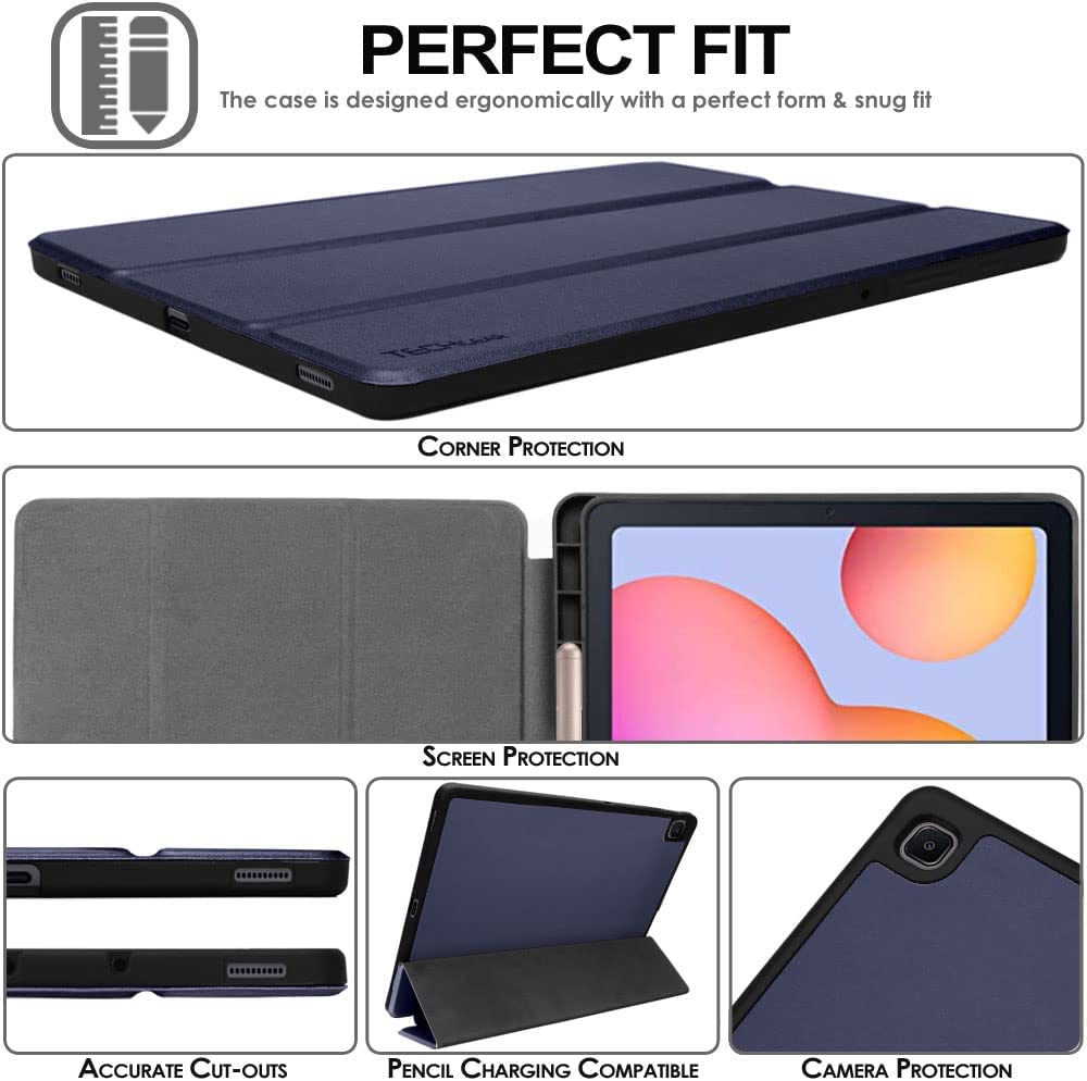 [Smart Case] Slim Stand Cover with Auto Sleep/Wake for Samsung Galaxy Tab S6 Lite 10.4" (SM-P610 / P613 / P615 / P619)