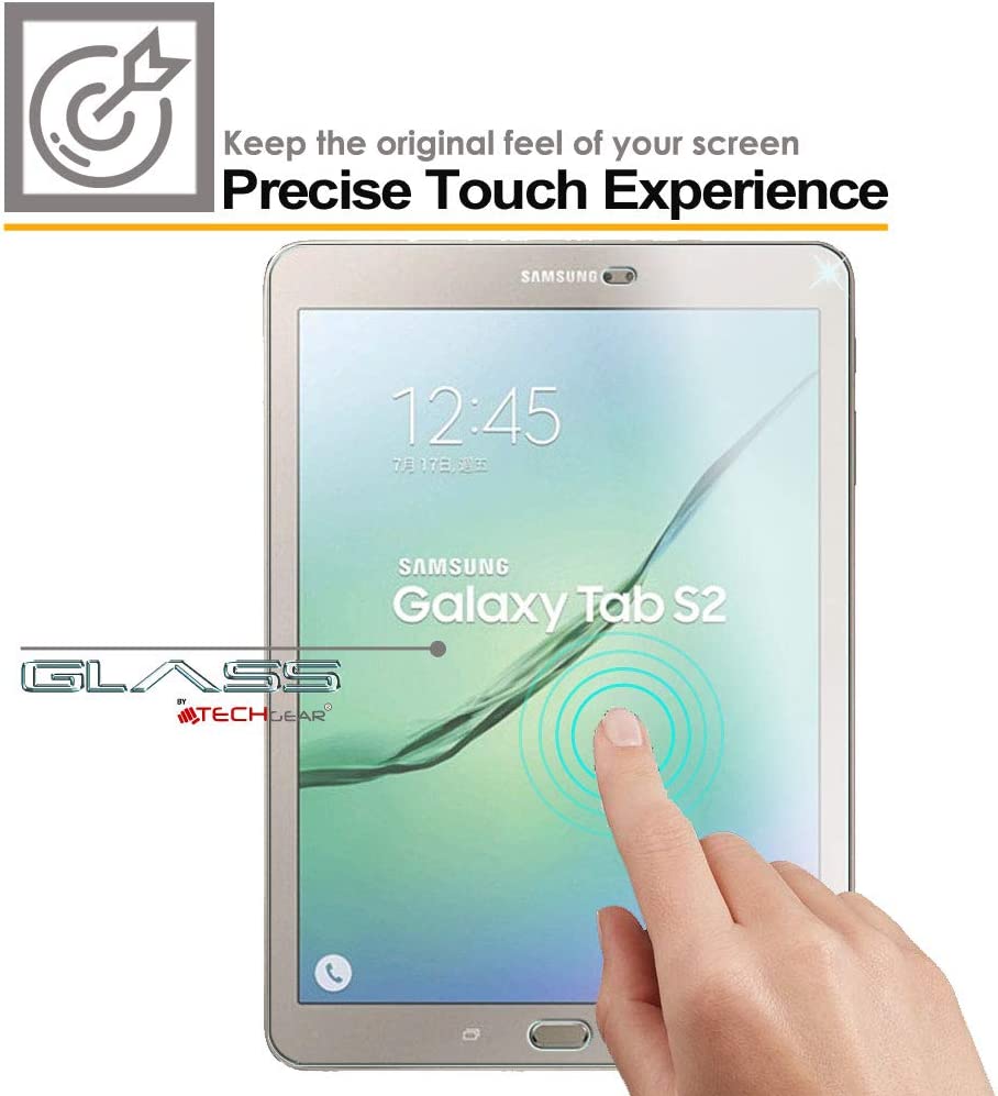 TECHGEAR Anti-Glare Screen Protector Compatible with Samsung Galaxy Tab S3 9.7"(SM-T820 Series) - MATTE GLASS Edition Genuine Tempered Glass