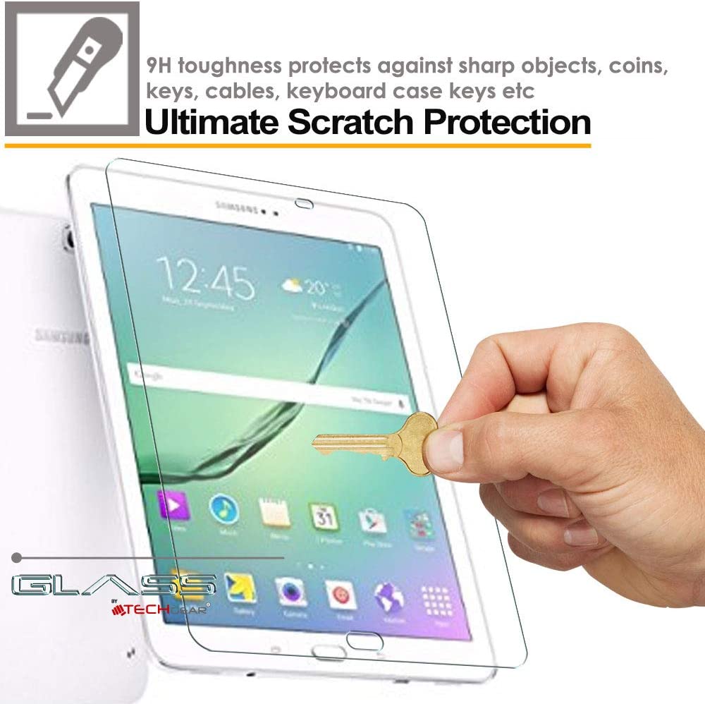 TECHGEAR Anti-Glare Screen Protector Compatible with Samsung Galaxy Tab S3 9.7"(SM-T820 Series) - MATTE GLASS Edition Genuine Tempered Glass