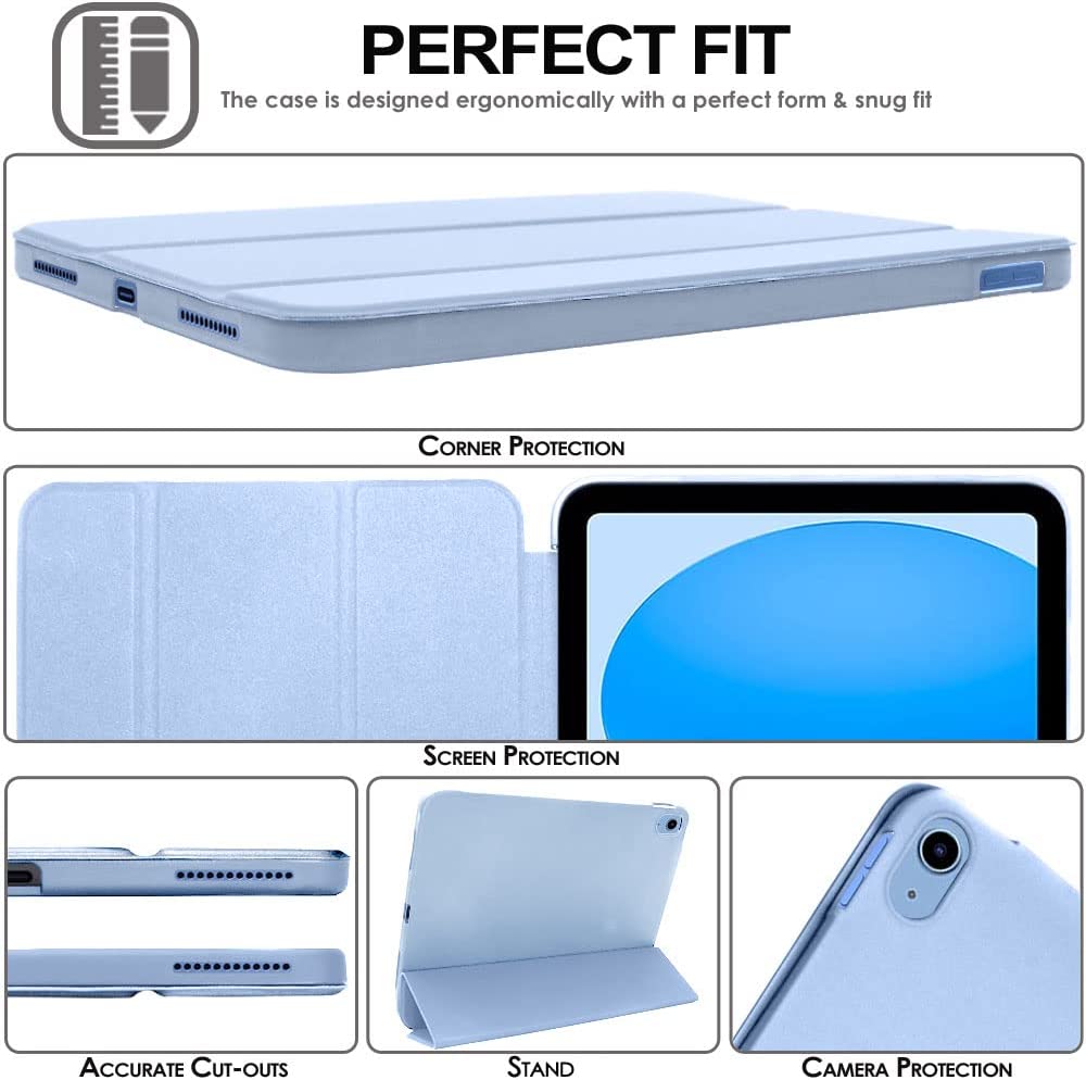 [Smart Case] Slim Stand Cover with Auto Sleep/Wake for Apple iPad 11th & 10th Generation, iPad 2025 / 2022