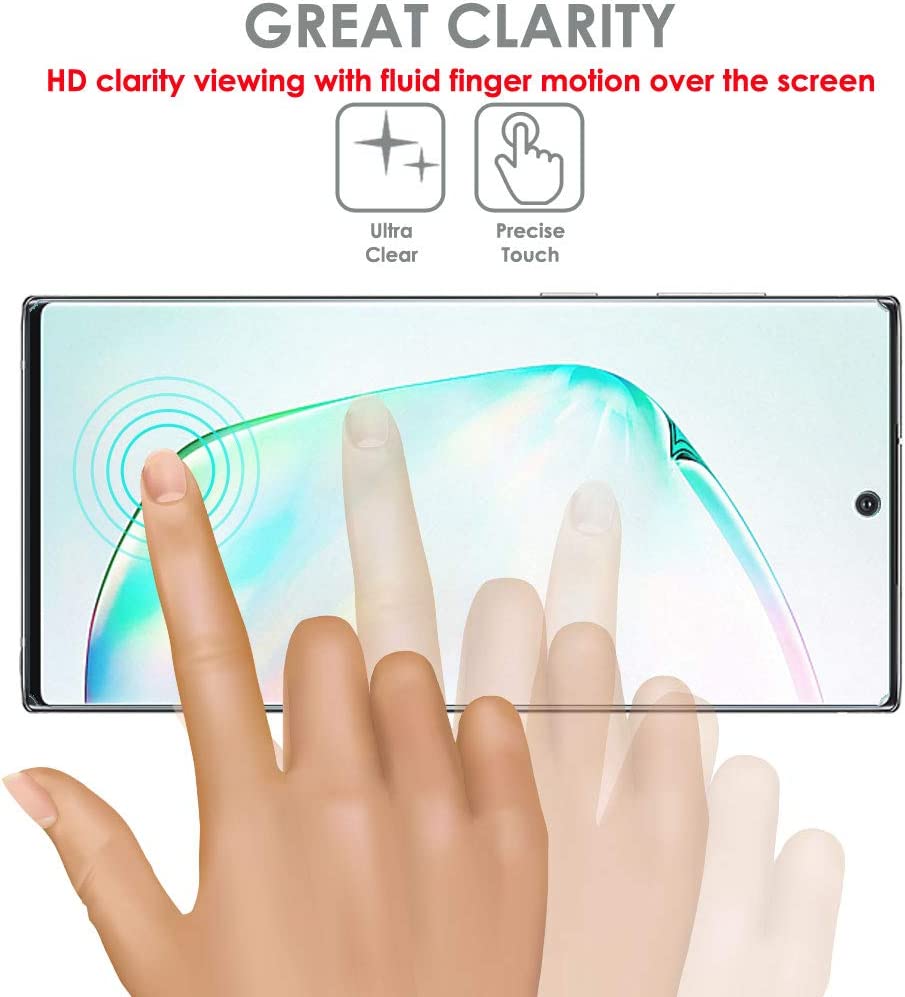 TECHGEAR Screen Protector fits Samsung Galaxy Note 20 Ultra [Screen Angel Edition][Case Friendly] [Bubble Free] [FULL Screen Coverage] TPU Film