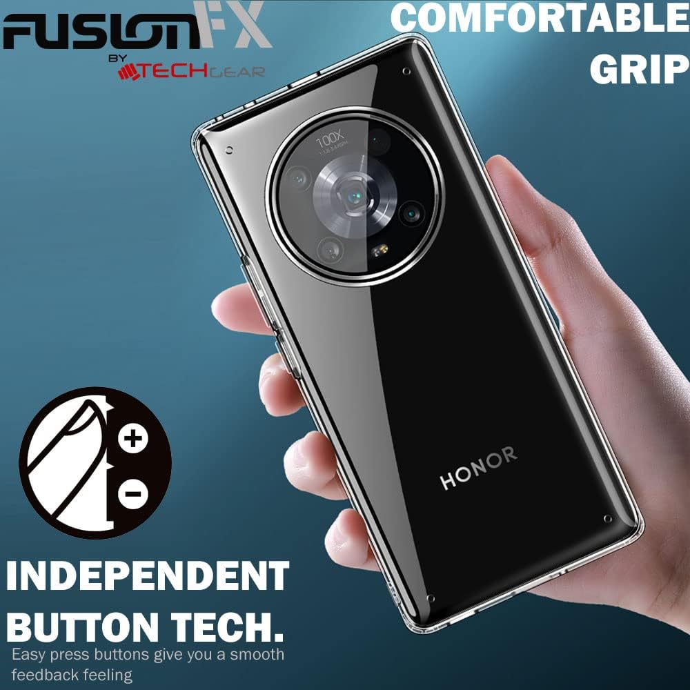[Fusion FX Case] Slim & Light Tough Fused Gel Bumper & Hard Back Matte Case for Honor Magic 4 Pro 5G
