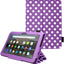 [Folio Case] Smart Cover Stand with Auto Sleep/Wake & Hand Strap For New Amazon Fire 7" (12th Generation / 2022)