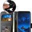 [Wallet Case] Protective Cover with Cash & Card Holder, Stand and Wrist Strap For Samsung Galaxy S9 Plus