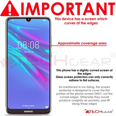 Huawei Y7 2019 Tempered Glass Screen Protectors
