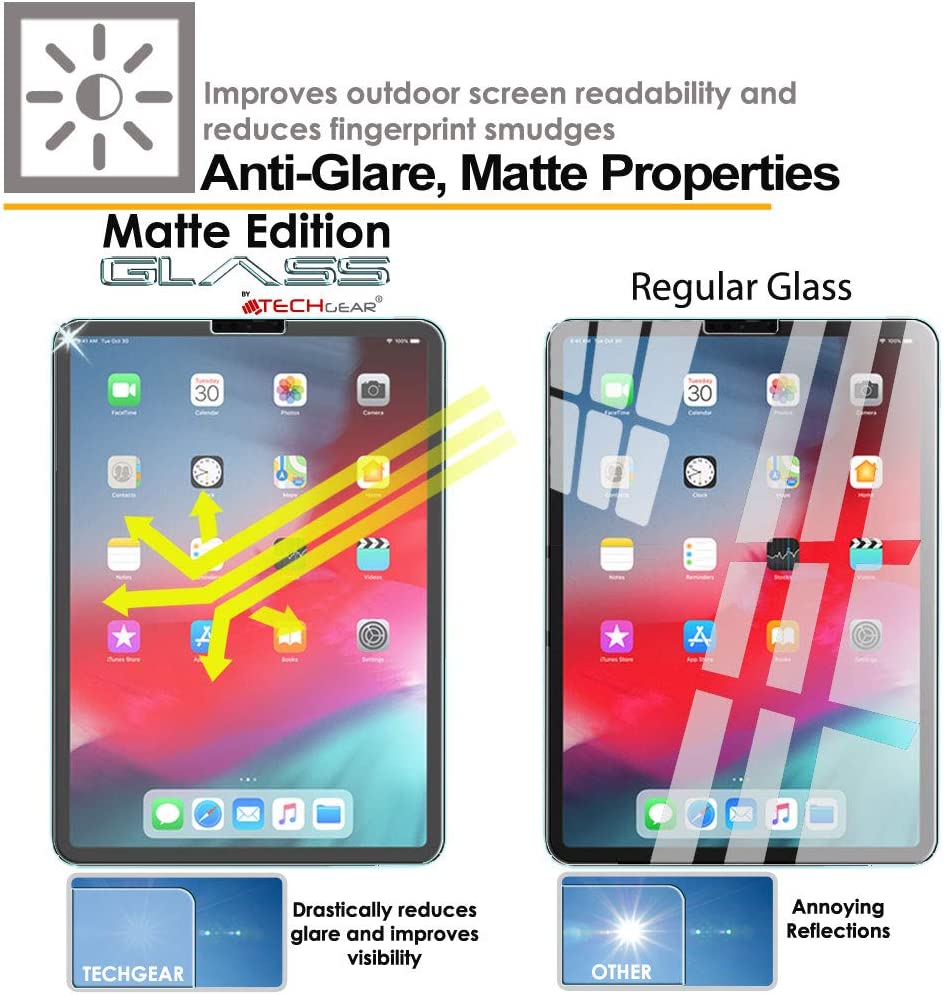 Apple iPad Pro 12.9" 6th / 5th / 4th / 3rd Generation (2022-2018) Anti Glare, Matte Tempered Glass Screen Protectors