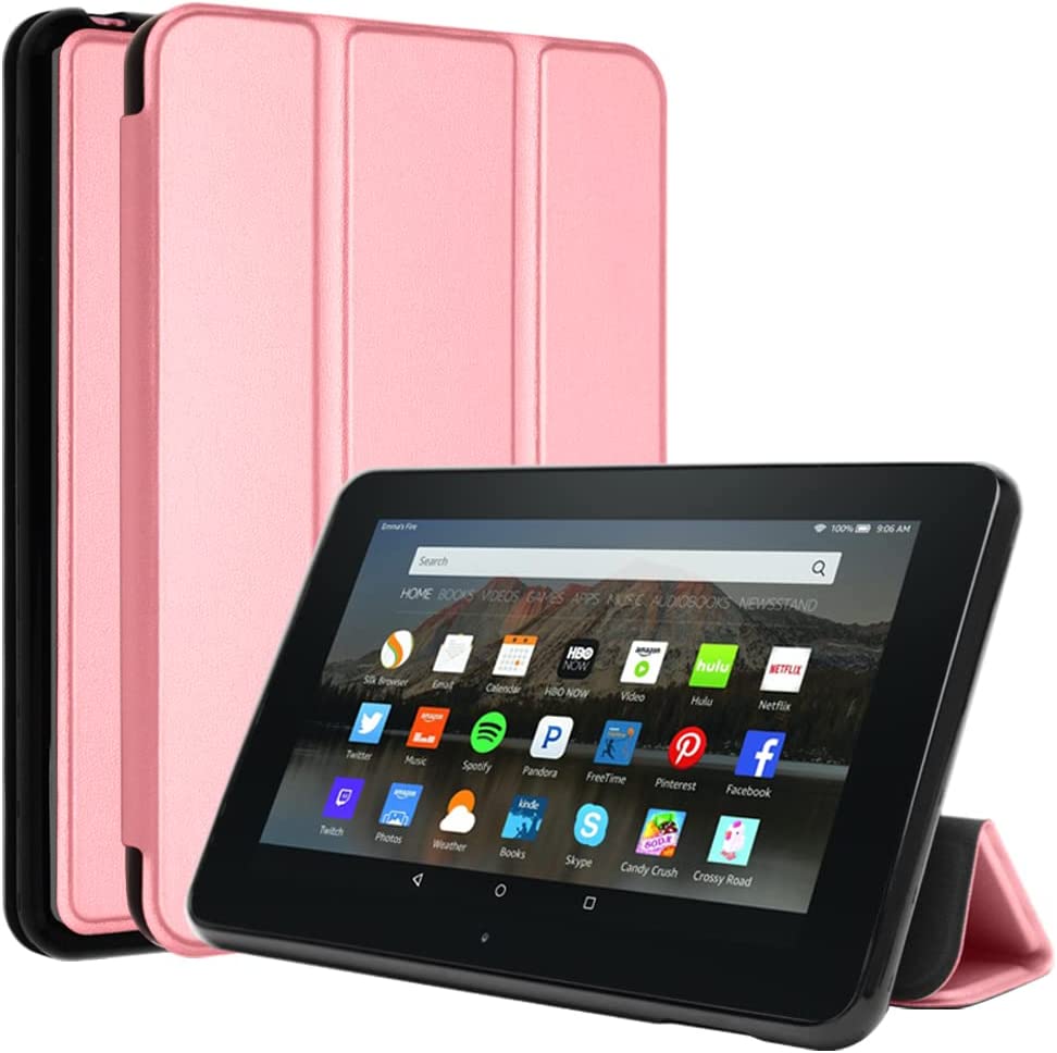 [Smart Case] Slim Stand Cover with Auto Sleep/Wake for Amazon Fire 7 (2022 / 12th Generation)