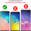 TECHGEAR Screen Protector fits Samsung Galaxy S10e [ghostSHIELD Edition] Genuine Reinforced TPU film Screen Protector s [FULL Screen Coverage]