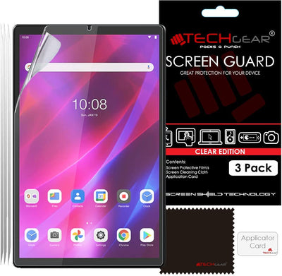 TECHGEAR [Pack of 3] Screen Protectors for Lenovo Tab K10 / Tab M10 Plus 2nd Gen 2020 (10.3") TB-X606 / TB-X6C6 Ultra Clear Screen Protector