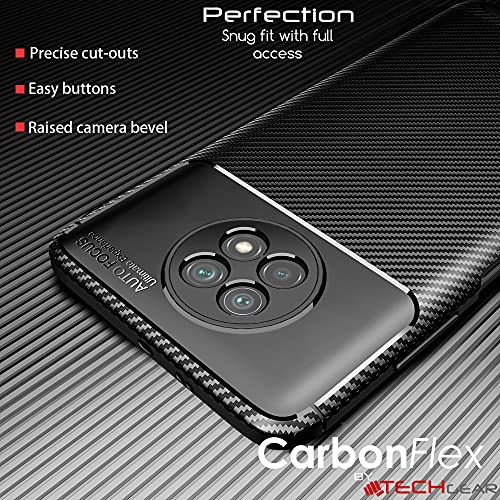 [CarbonFlex Case] Premium Shockproof Soft Slim Cover with Carbon Fibre Effect For Xiaomi RedMi Note 9T 5G