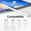 Magnetic Wireless Charge iPad Pencil 2nd Generation - Tilt Sensitivity & Palm Rejection