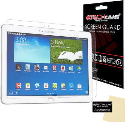 [2 Pack] TECHGEAR Screen Protectors for Samsung Galaxy Tab Pro 12.2 Inch (SM-T900 SM-T905) - Ultra Clear Screen Protector with Screen Cleaning Cloth