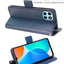 [Wallet Case] Protective Cover with Cash & Card Holder, Stand and Wrist Strap For Honor X6 4G / Honor X8 5G
