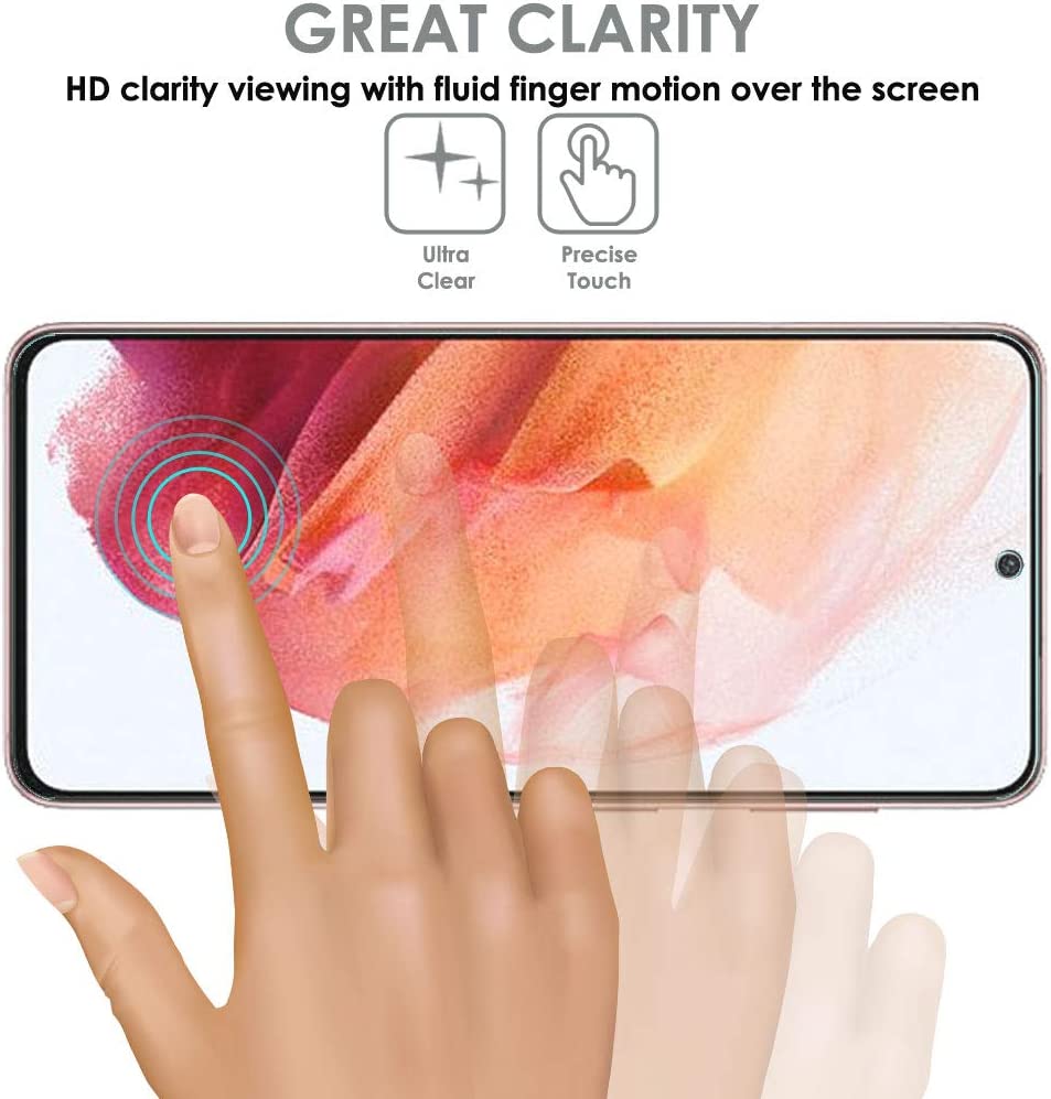 TECHGEAR Screen Protector to fit Samsung Galaxy S9 [ghostSHIELD Edition] TPU Screen Protector with Full Screen Coverage inc Curved Screen
