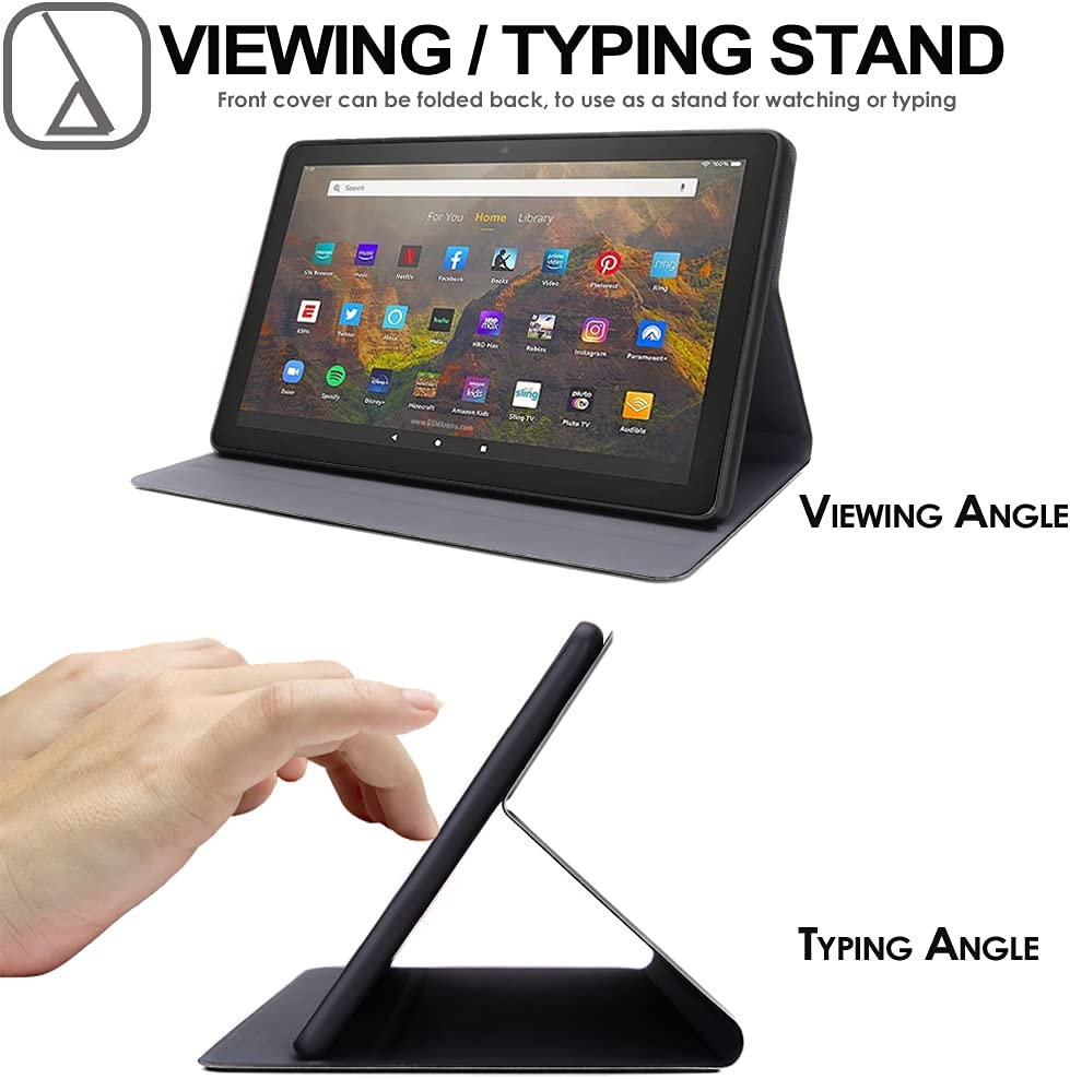 [Smart Case] Slim Stand Cover with Auto Sleep/Wake for Amazon Fire HD 10 / HD10 Plus (2021 / 11th Generation)