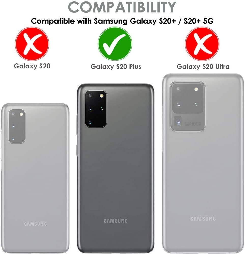 TECHGEAR Screen Protector fits Samsung Galaxy S20 Plus [Screen Angel Edition][Case Friendly] [Bubble Free] [FULL Screen Coverage] TPU Film