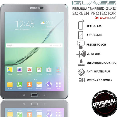 TECHGEAR Anti-Glare Screen Protector Compatible with Samsung Galaxy Tab S2 9.7"(SM-T810 Series) - MATTE Tempered Glass Screen Protector