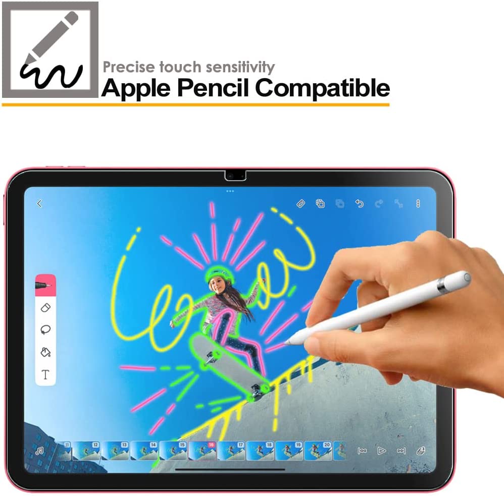 Apple iPad 11th & 10th Generation, iPad 2025 / 2022 Anti Glare, Matte Tempered Glass Screen Protectors