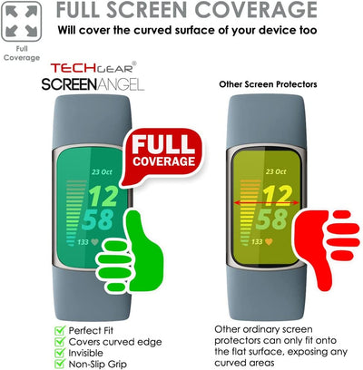 Fitbit Charge 5 Full Coverage TPU Film Screen Protectors
