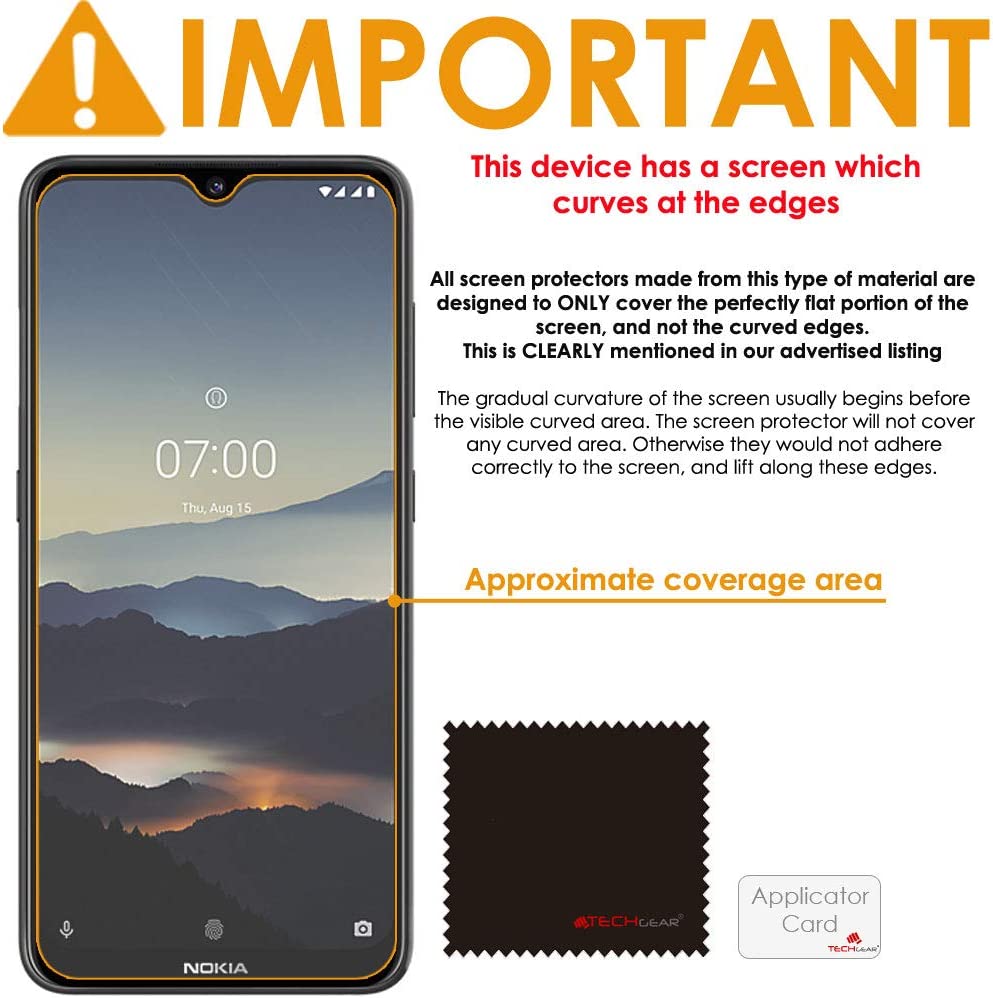 Nokia 7.2 / Nokia 6.2 Clear Film Screen Protectors