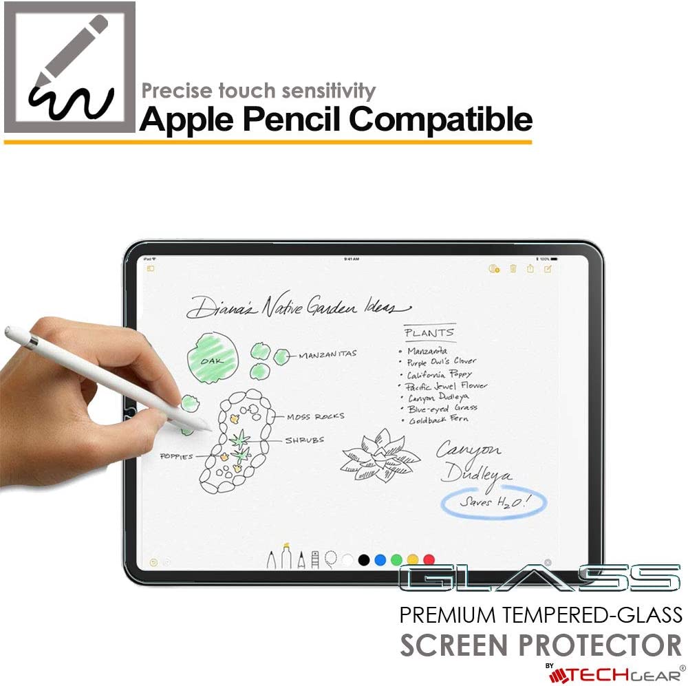 Apple iPad Pro 11" 2022, 2021, 2020 & 2018 [4th, 3rd, 2nd & 1st Generations] Tempered Glass Screen Protectors