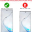 TECHGEAR [Pack of 3] Screen Protectors fit Samsung Galaxy Note 10 Plus [ghostSHIELD Edition] TPU film Screen Protector [FULL Screen Coverage]