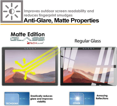 Microsoft Surface Pro 7 / Pro 7 Plus Anti-Glare, MATTE Tempered Glass Screen Protector