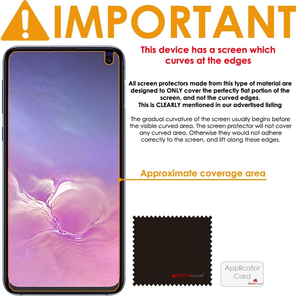 [3 Pack] Screen Protectors for Samsung Galaxy S10E CLEAR LCD Screen Protectors Cover Guards Compatible with Samsung S10E (NOT for S10)