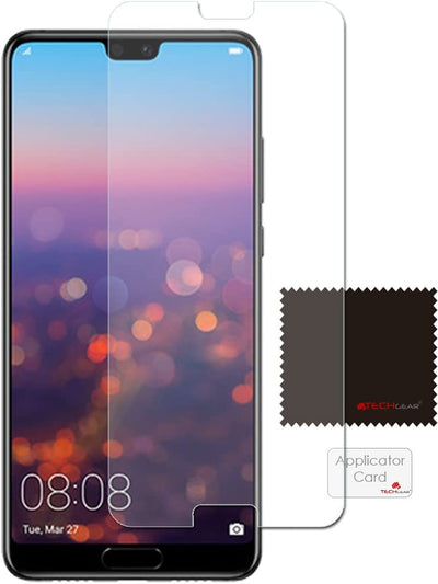 [3 Pack] TECHGEAR Screen Protectors for Huawei P20 - Clear Lcd Screen Protector Compatible with Huawei P20