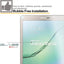 TECHGEAR Anti-Glare Screen Protector Compatible with Samsung Galaxy Tab S2 9.7"(SM-T810 Series) - MATTE Tempered Glass Screen Protector