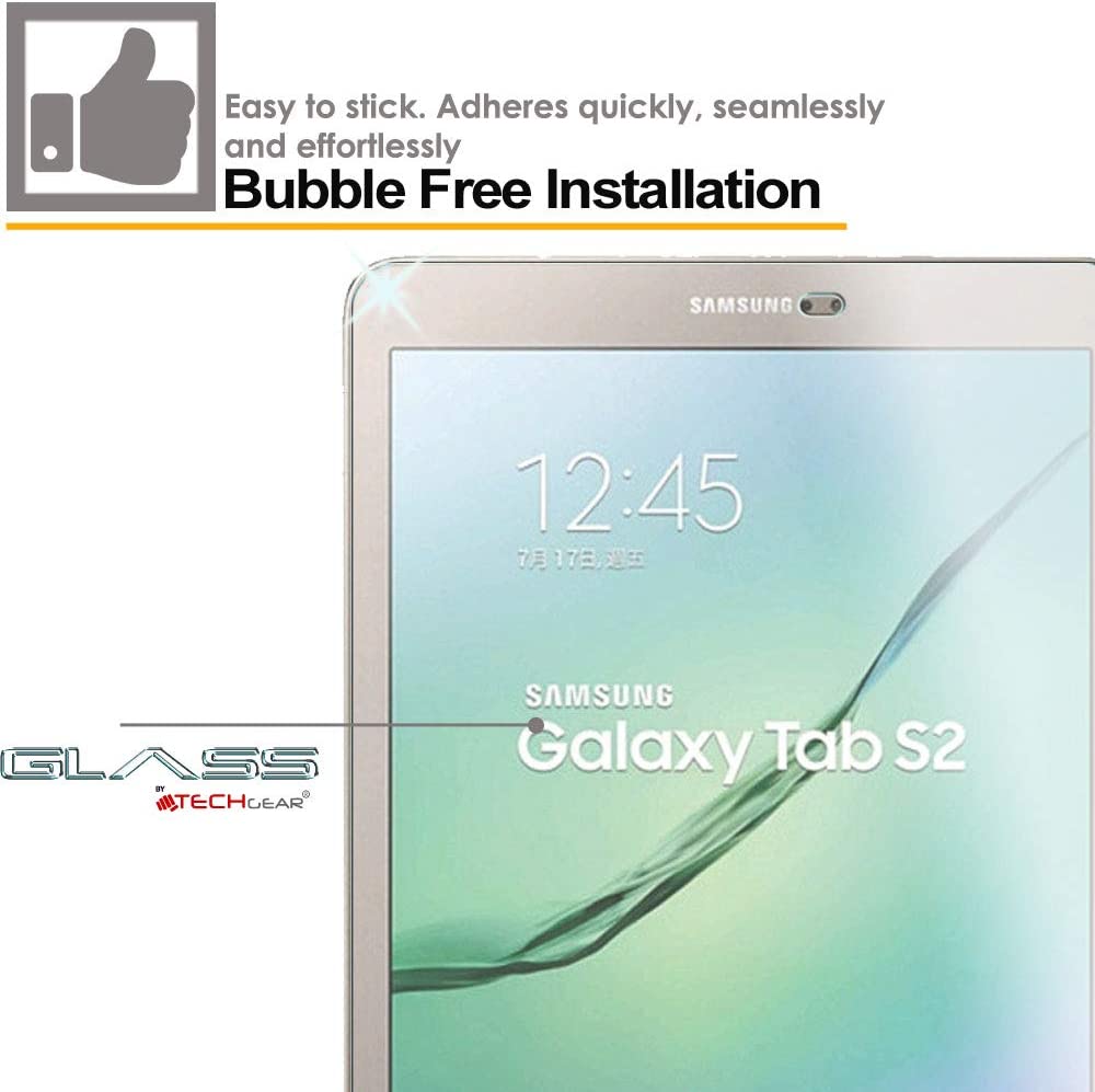 TECHGEAR Anti-Glare Screen Protector Compatible with Samsung Galaxy Tab S3 9.7"(SM-T820 Series) - MATTE GLASS Edition Genuine Tempered Glass