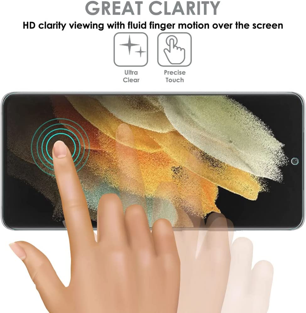 TECHGEAR [2 Pack] Screen Protector fits Honor 50 5G [Screen Angel Edition] [Bubble Free] [FULL Screen Coverage] HD Clear Flexible TPU Film