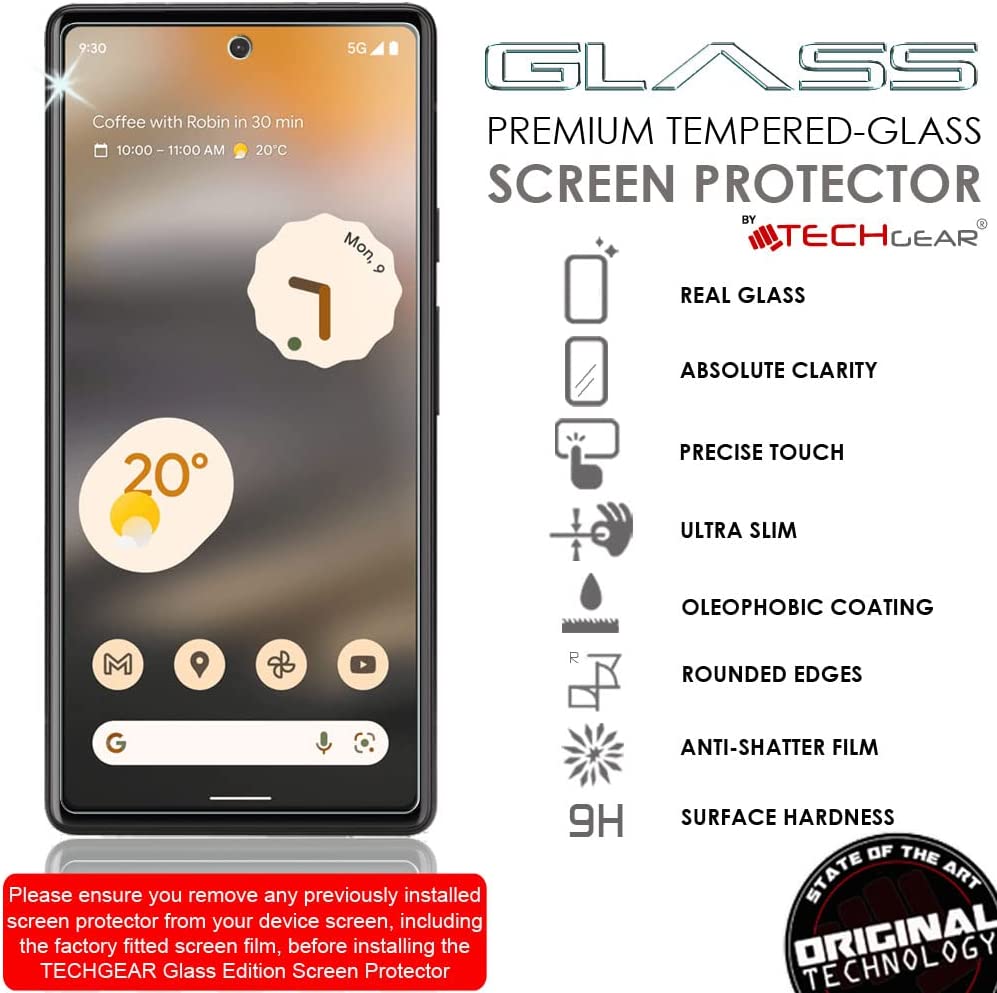 Google Pixel 6a Tempered Glass Screen Protectors