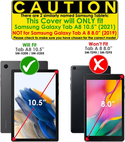 Samsung Galaxy Tab A8 10.5" (SM-X200 Series) Anti Glare, Matte Tempered Glass Screen Protectors