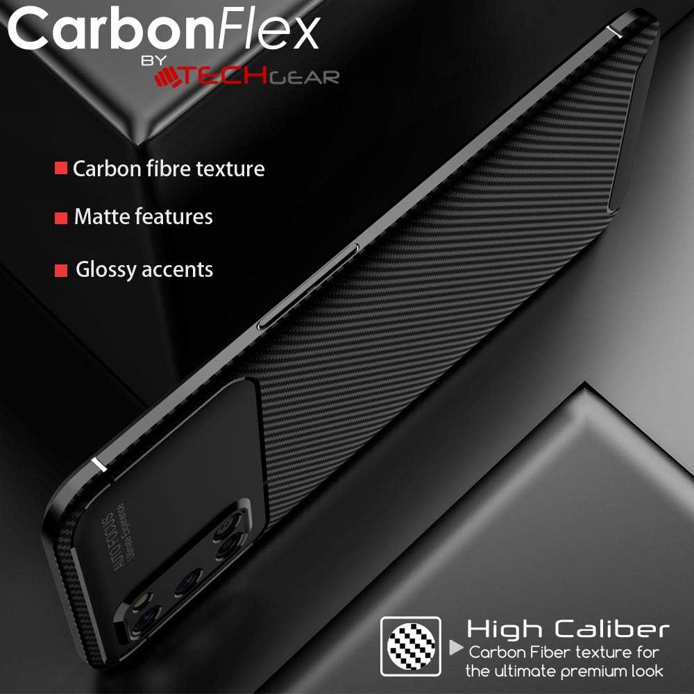[CarbonFlex Case] Premium Shockproof Soft Slim Cover with Carbon Fibre Effect For Oppo A72 / A52 / A92
