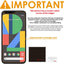 Google Pixel 4 XL Clear Film Screen Protectors