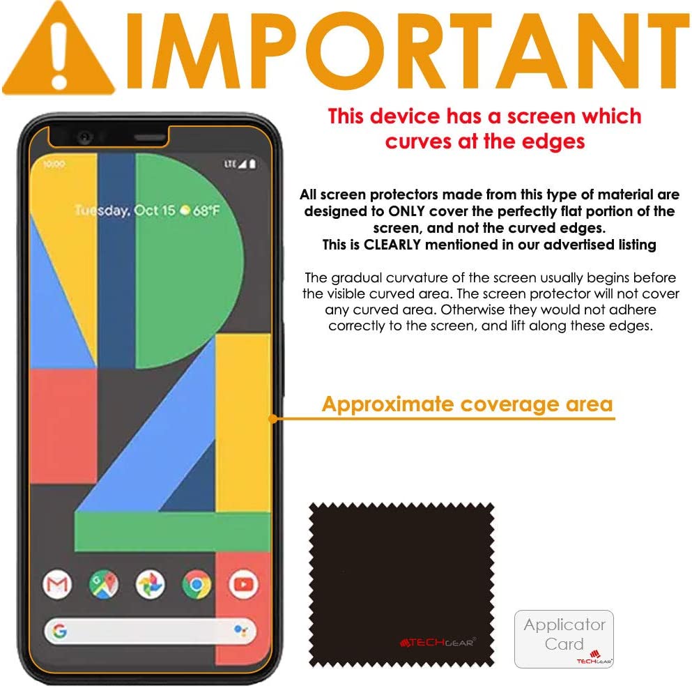 Google Pixel 4 XL Clear Film Screen Protectors