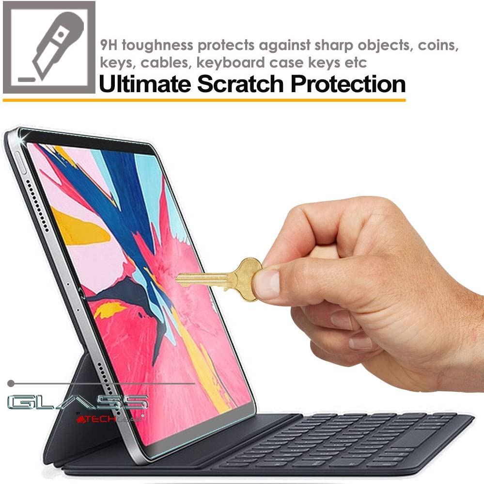 Apple iPad Pro 11" 2022, 2021, 2020 & 2018 [4th, 3rd, 2nd & 1st Generations] Tempered Glass Screen Protectors
