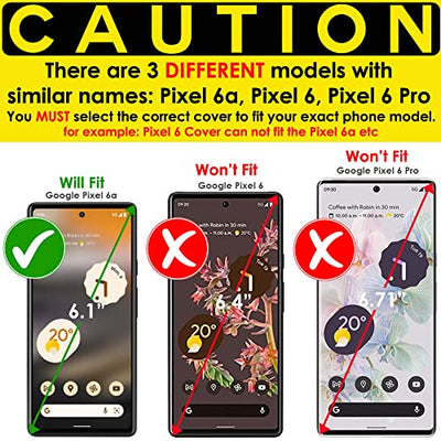 [CarbonFlex Case] Premium Shockproof Soft Slim Cover with Carbon Fibre Effect For Google Pixel 6a