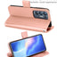 [Wallet Case] Protective Cover with Cash & Card Holder, Stand and Wrist Strap For Oppo Find X3 Neo 5G