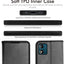 [Wallet Case] Protective Cover with Cash & Card Holder, Stand and Wrist Strap For Motorola Moto E13
