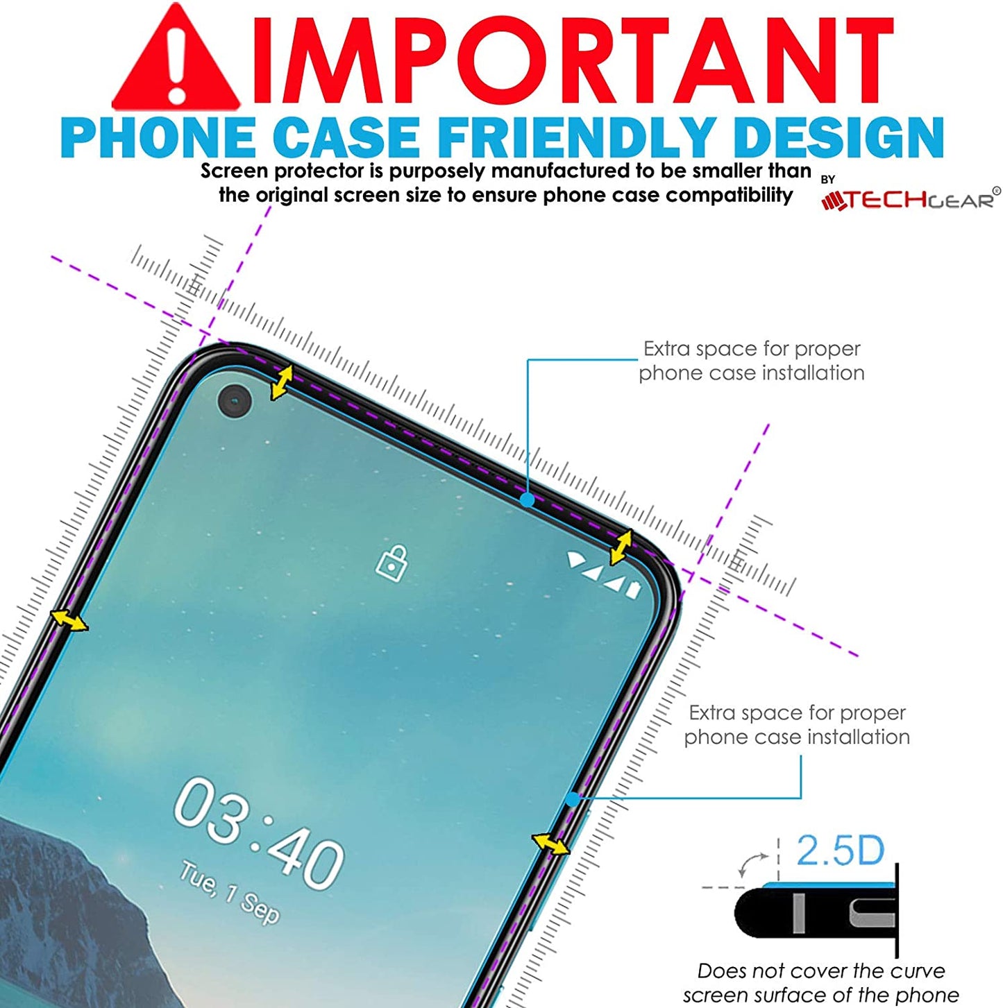 Nokia 5.4 / Nokia 3.4 Tempered Glass Screen Protectors