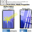 Samsung Galaxy Tab A7 10.4" 2022/2020 SM-T500 T505 T507 T509 MATTE, Anti Glare Tempered Glass Screen Protector