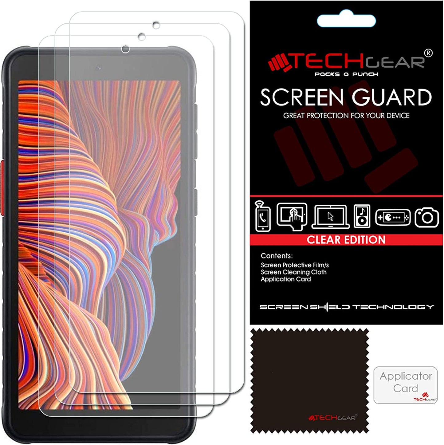Samsung Galaxy XCover 5 Clear Film Screen Protectors