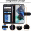 [Wallet Case] Protective Cover with Cash & Card Holder, Stand and Wrist Strap For Motorola Moto G13 / Moto G23
