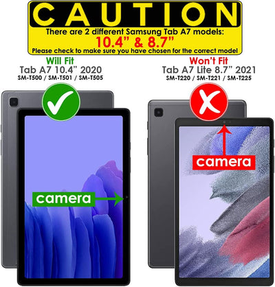 TECHGEAR Galaxy Tab A7 10.4" Screen Protectors (SM-T500 / SM-T503 / SM-T505 / SM-T509), Ultra CLEAR Screen Protector for Samsung Tab A7 10.4" 2022