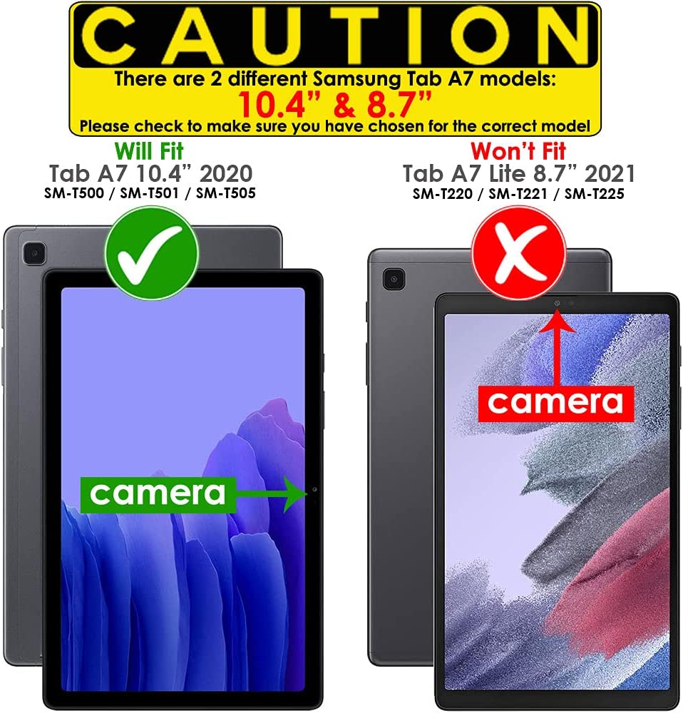 Samsung Galaxy Tab A7 10.4" 2022/2020 SM-T500 T505 T507 T509 MATTE, Anti Glare Tempered Glass Screen Protector