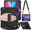 [UTILITY Case] Full Body Shockproof Case with Stand, Hand & Shoulder Strap for iPad Pro 12.9"(6th 5th 3rd 2nd Generation)