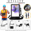 [UTILITY Case] Full Body Shockproof Case with Stand, Hand & Shoulder Strap for Samsung Galaxy Tab S7 FE 12.4" (SM-T730 / SM-T736)